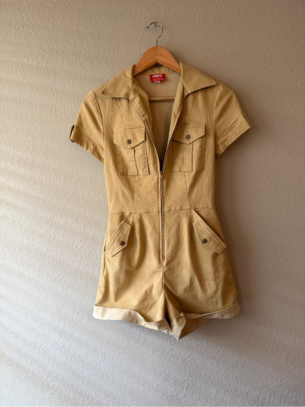 Jaws x Unique Vintage Short-Sleeve Romper Jacket